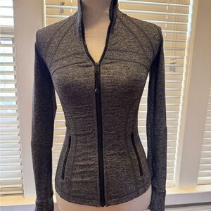 Lululemon Athletica Black and Gray Zip-Up Jacket